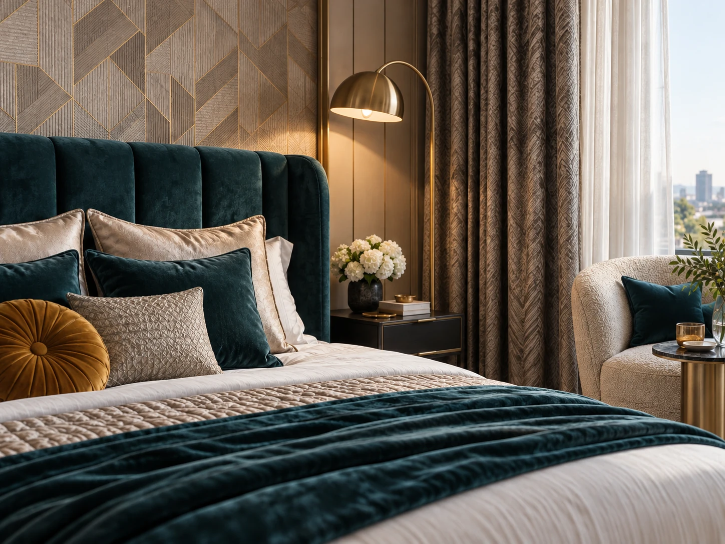 Interior Design – Wohnbereich mit Designmöbeln