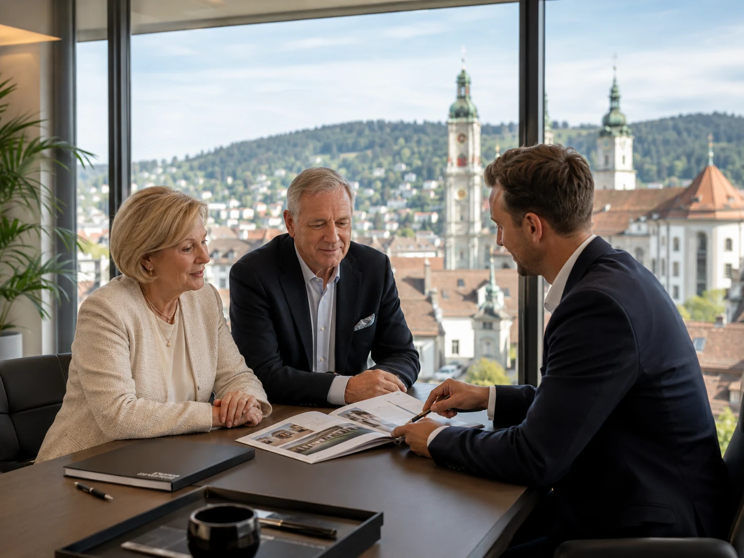 Diskrete Immobilienberatung mit Blick auf St. Gallen